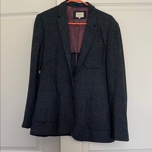 7 Diamonds Dark Gray Blazer